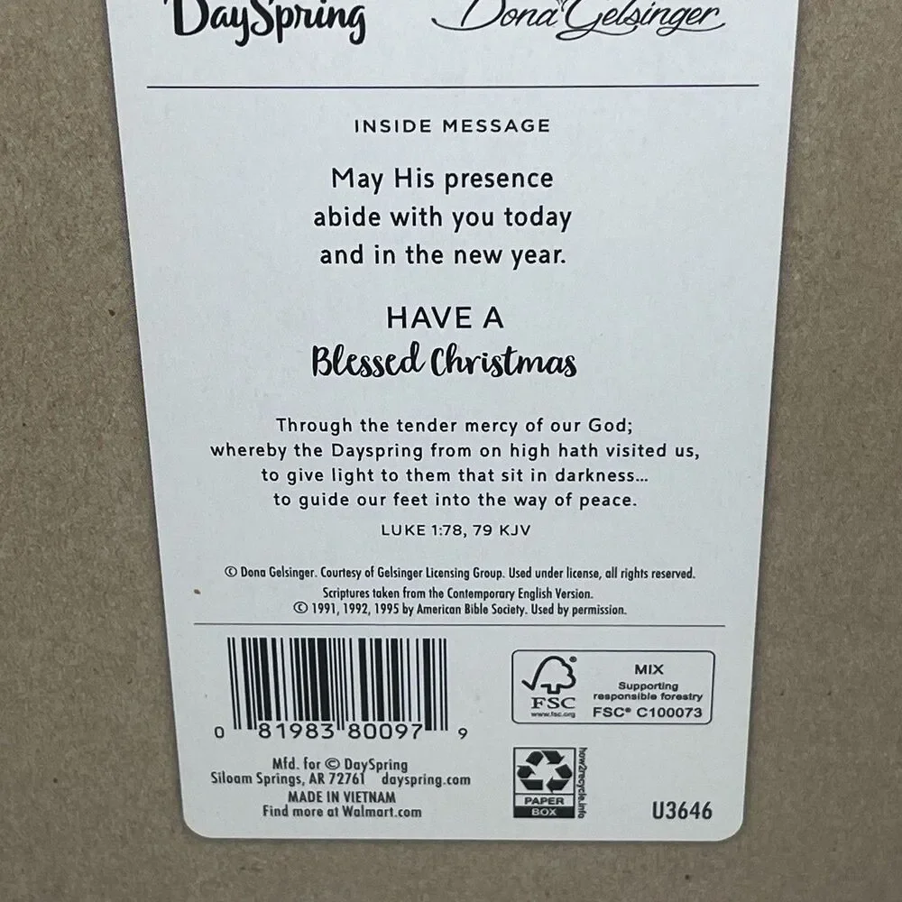 Dayspring inspirational christmas